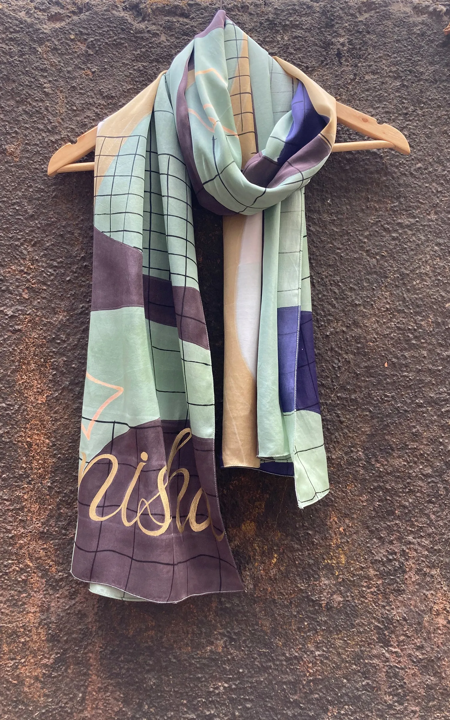 Abstract Printed Scarf