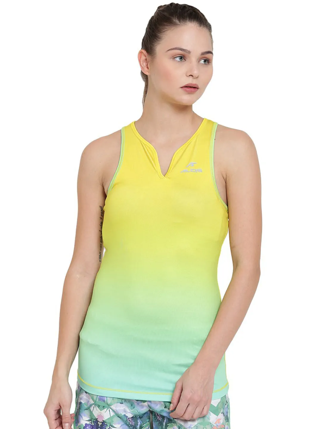 Alcis Gradition Yellow Tank Top