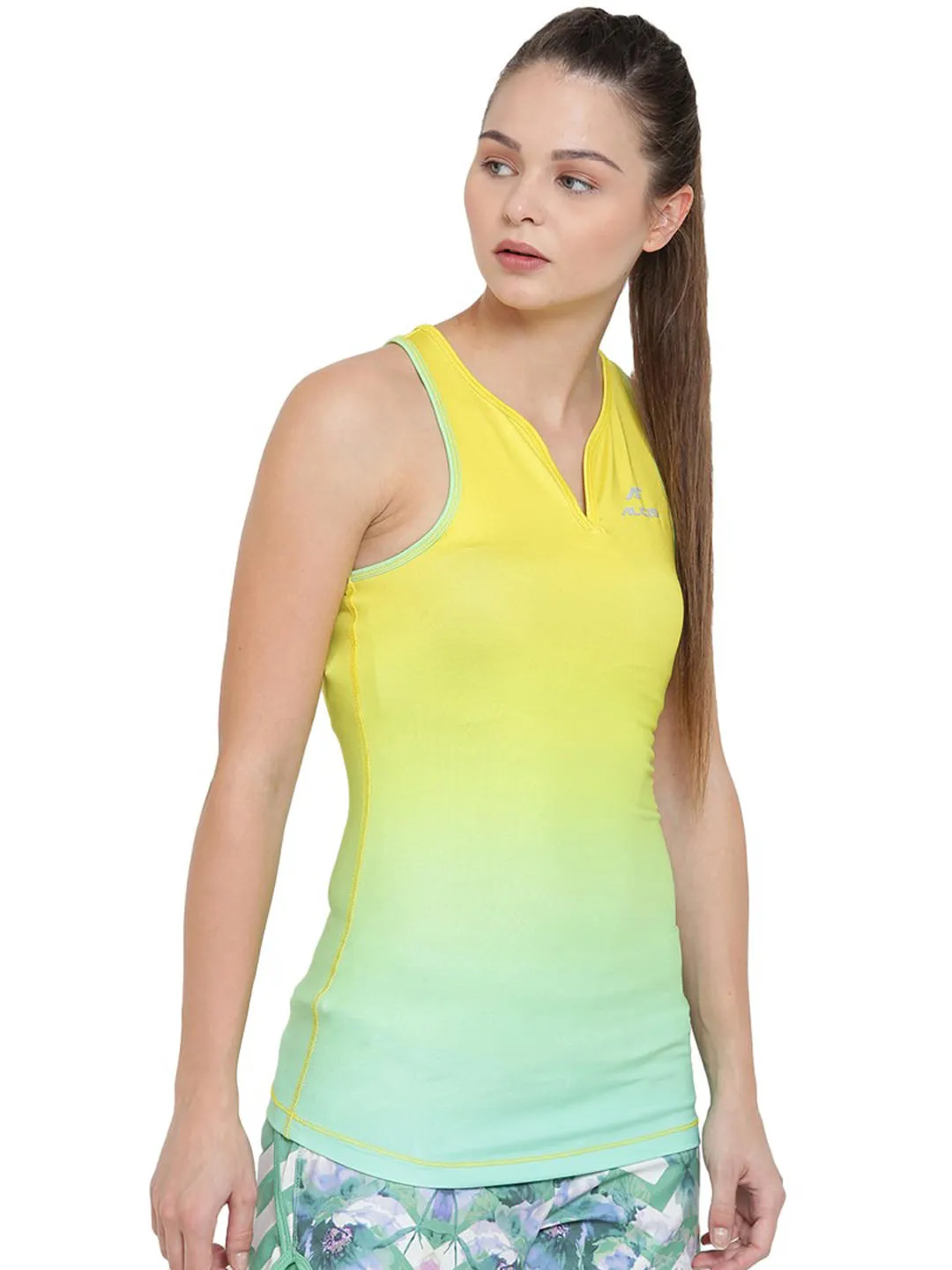 Alcis Gradition Yellow Tank Top