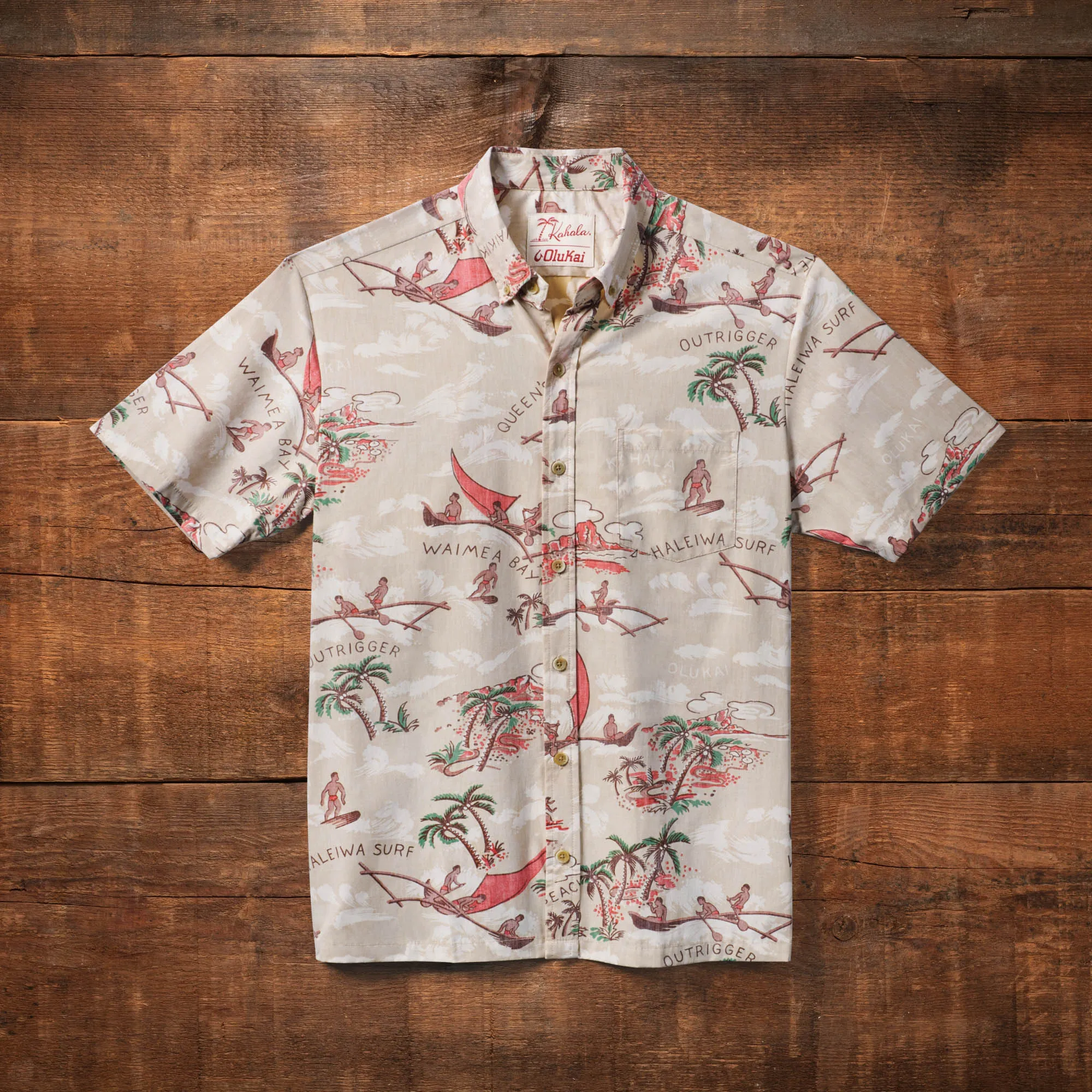 Aloha Shirt - Sand