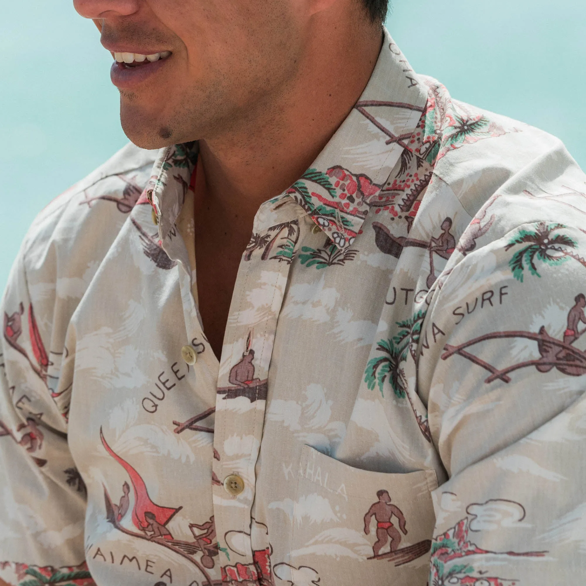 Aloha Shirt - Sand