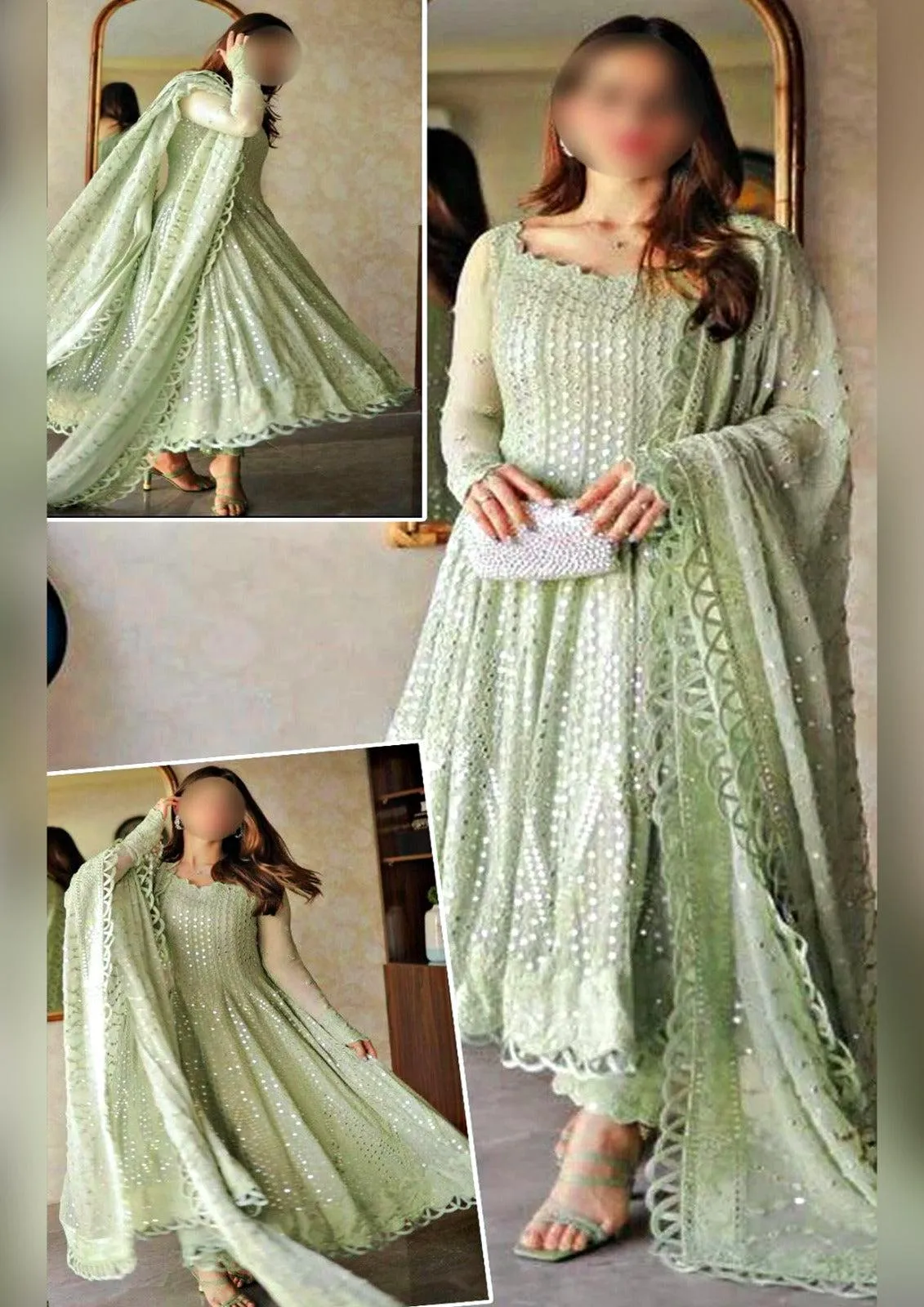 Asim Jofa Chiffon Suit