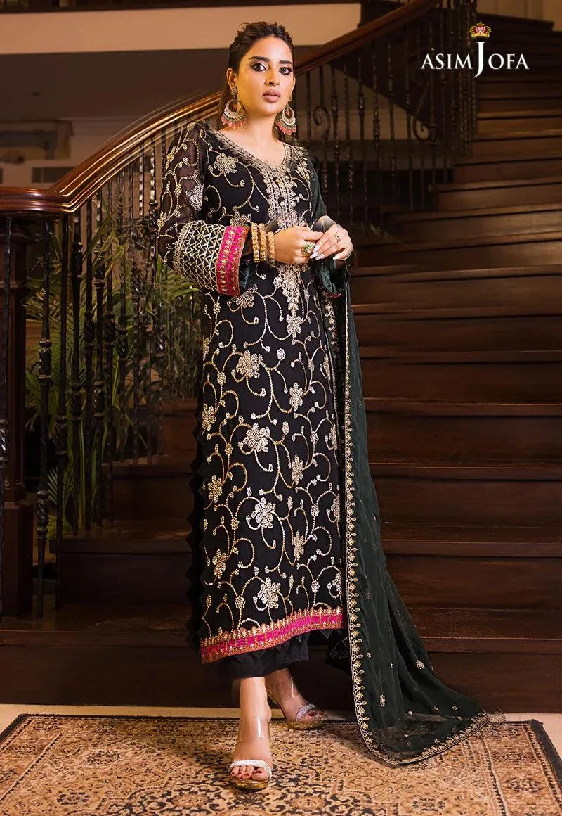 Asim Jofa Chiffon Suit