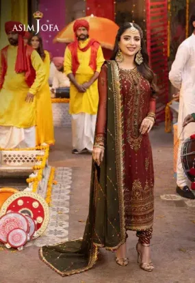 Asim Jofa Chiffon Suit