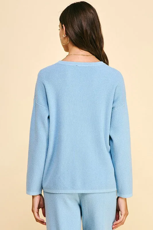 Baby Blue Valerie Sweater