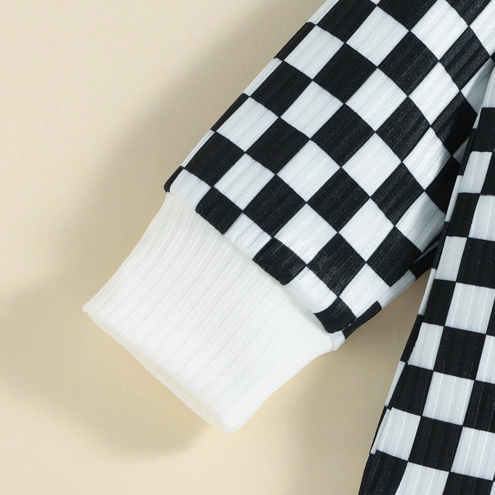 Baby Checkerboard Suit Rompers