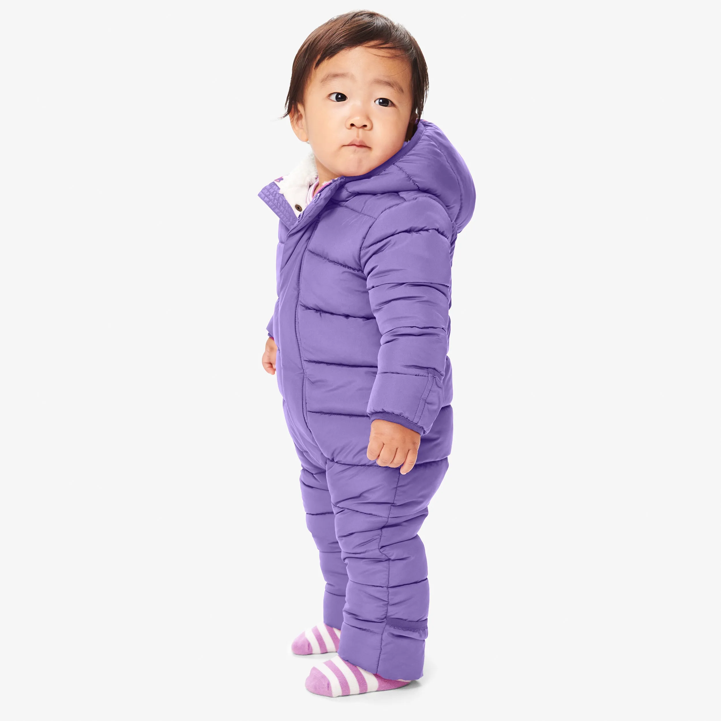 Baby parka puffer suit