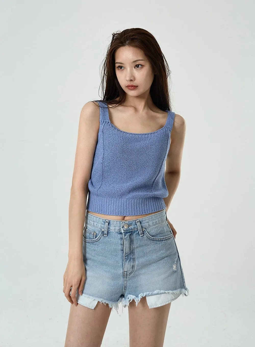 Basic Knitted Tank Top CU7