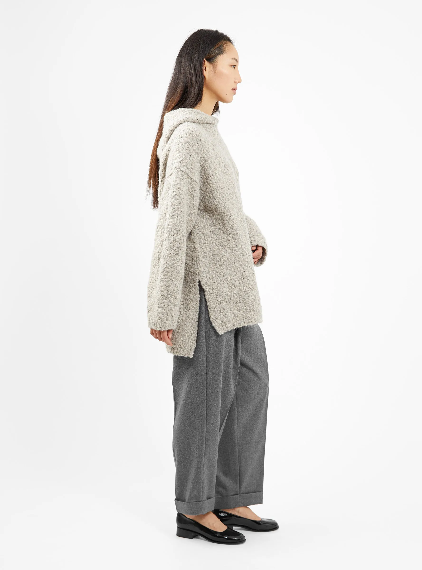 Berber Hooded Sweater Grey