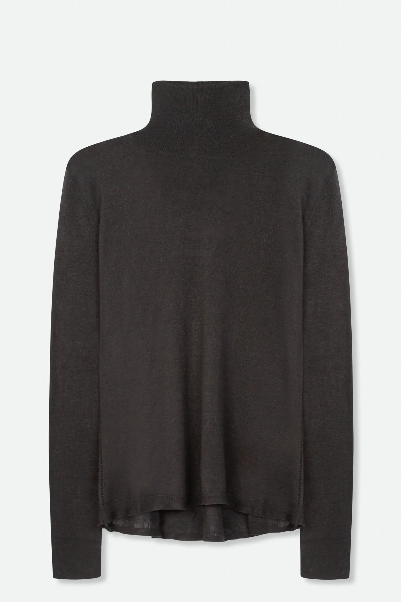 CARLOTA TURTLENECK IN FINE SILK CASHMERE BLEND