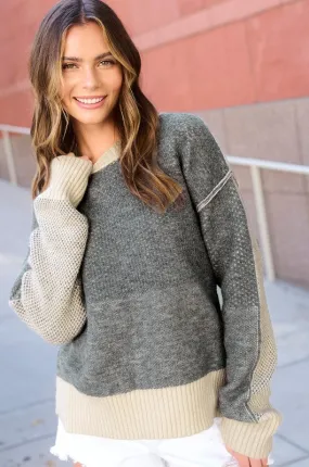 Caroline Color Block Sweater