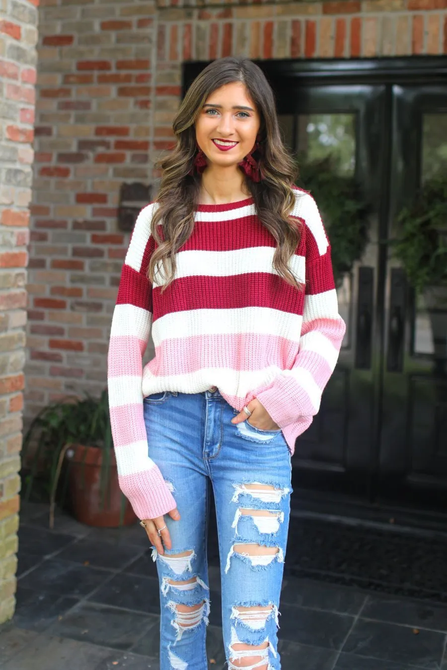 Carrie Colorblock Sweater