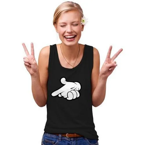 Cartoon Hands tank top