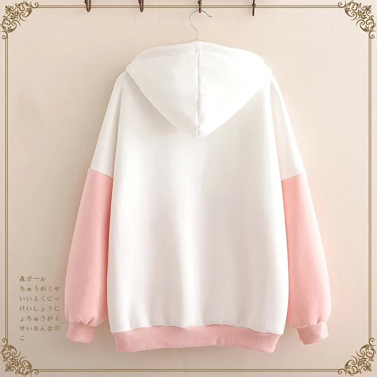 Cat Cotton Hoodie AD12736