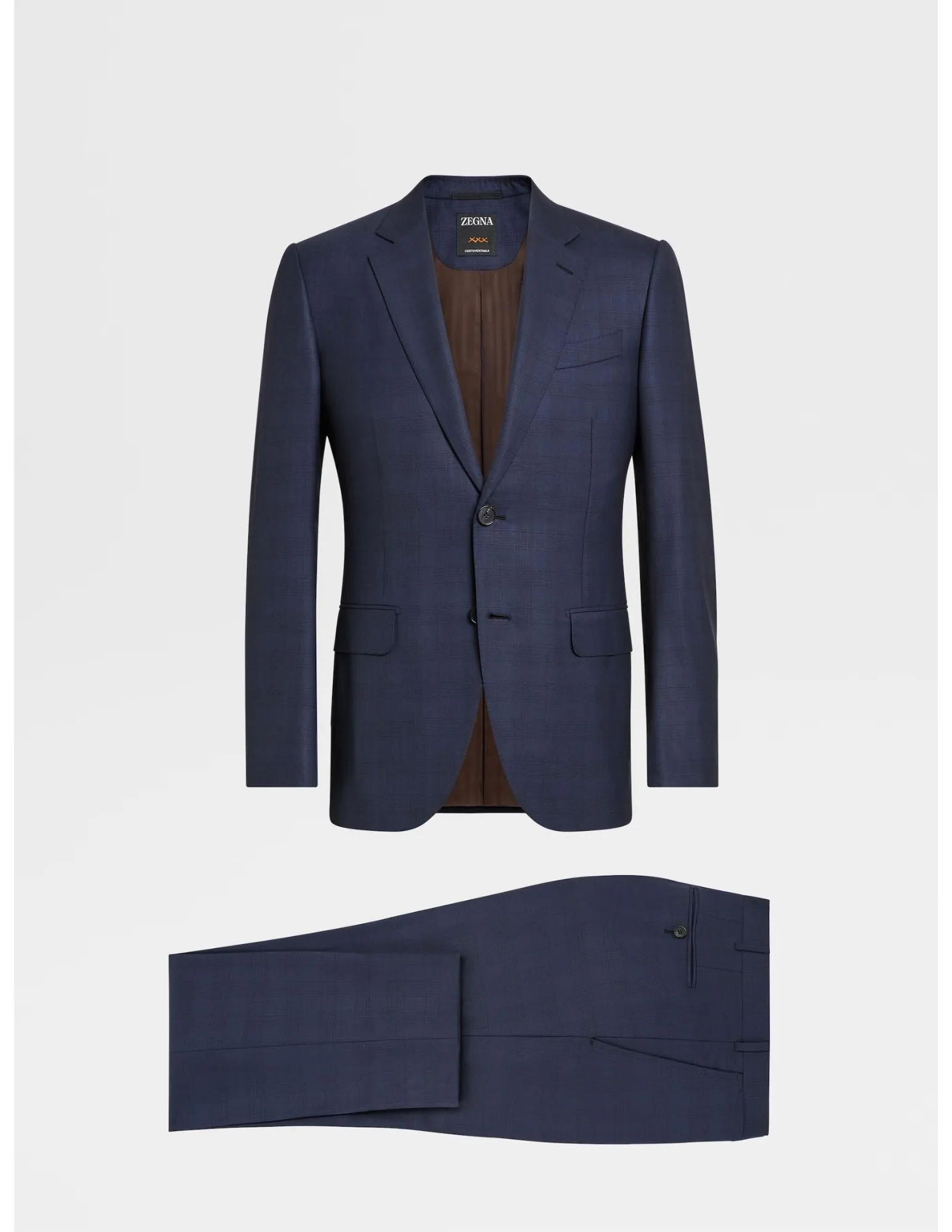 Centoventimila Wool Suit | Navy