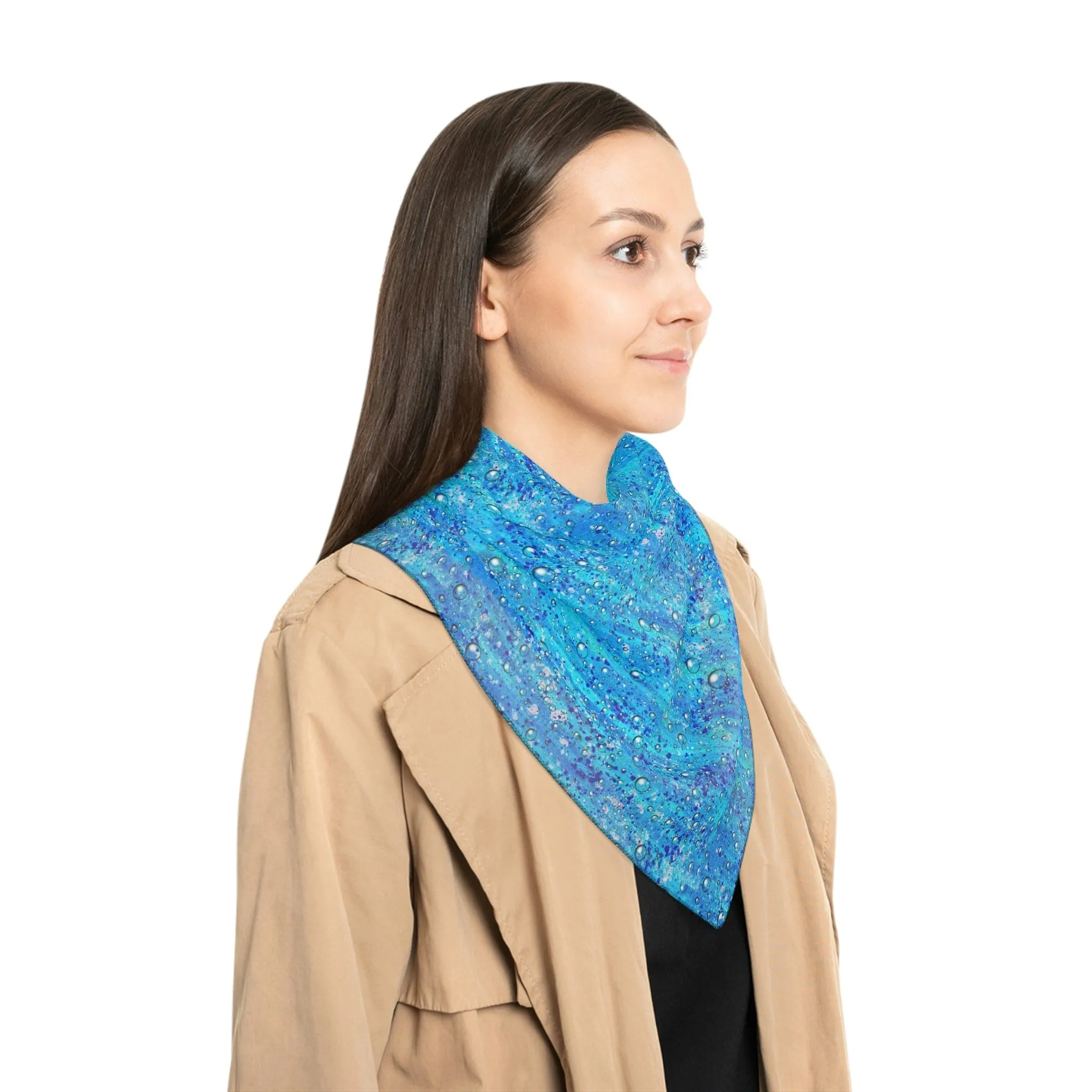 Chiffon Scarf - Healing Rain Print