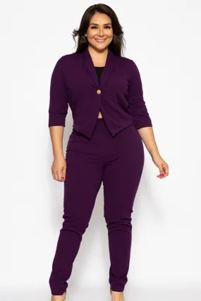 Classic Pant Suit Set