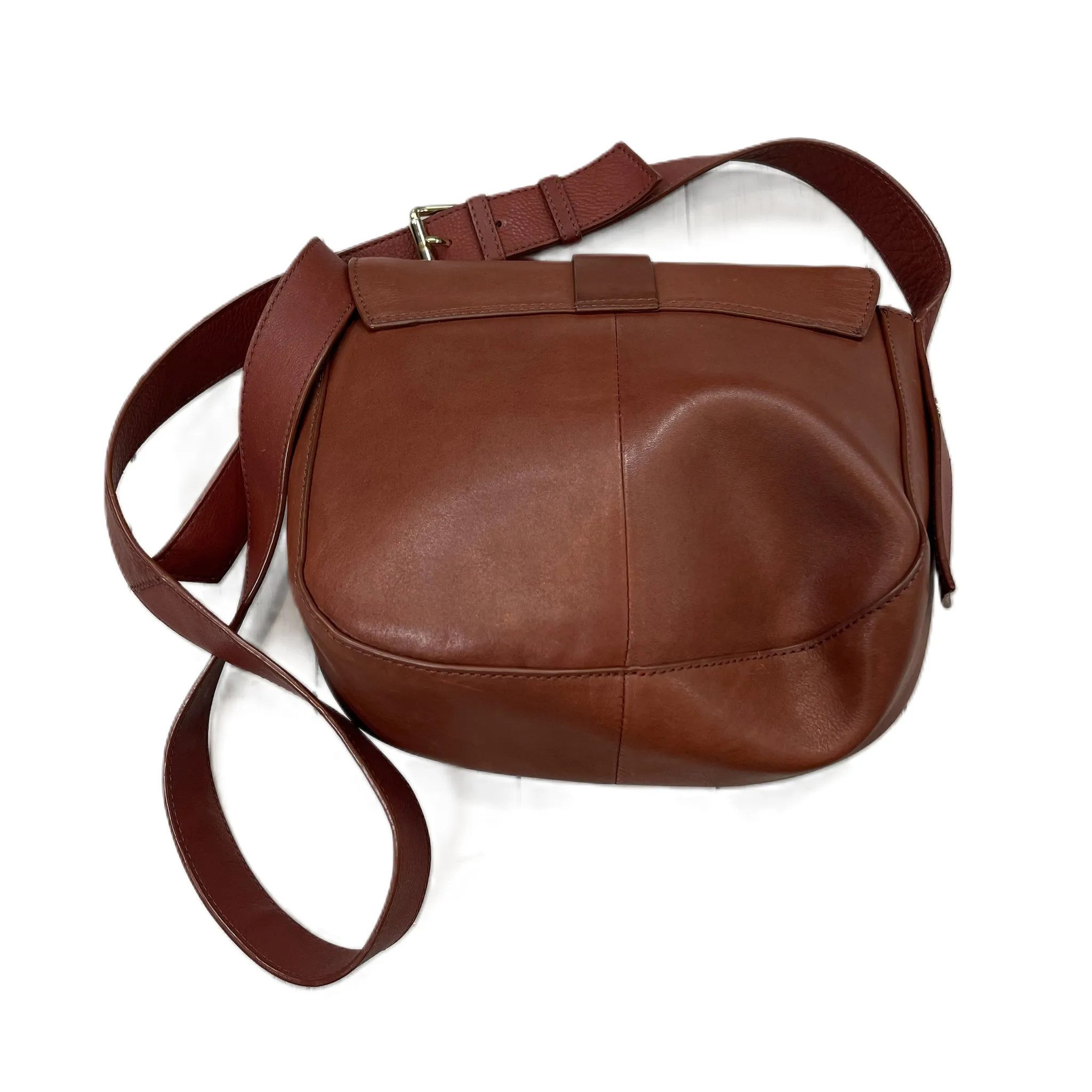 Crossbody Leather By Clothes Mentor, Size: Medium