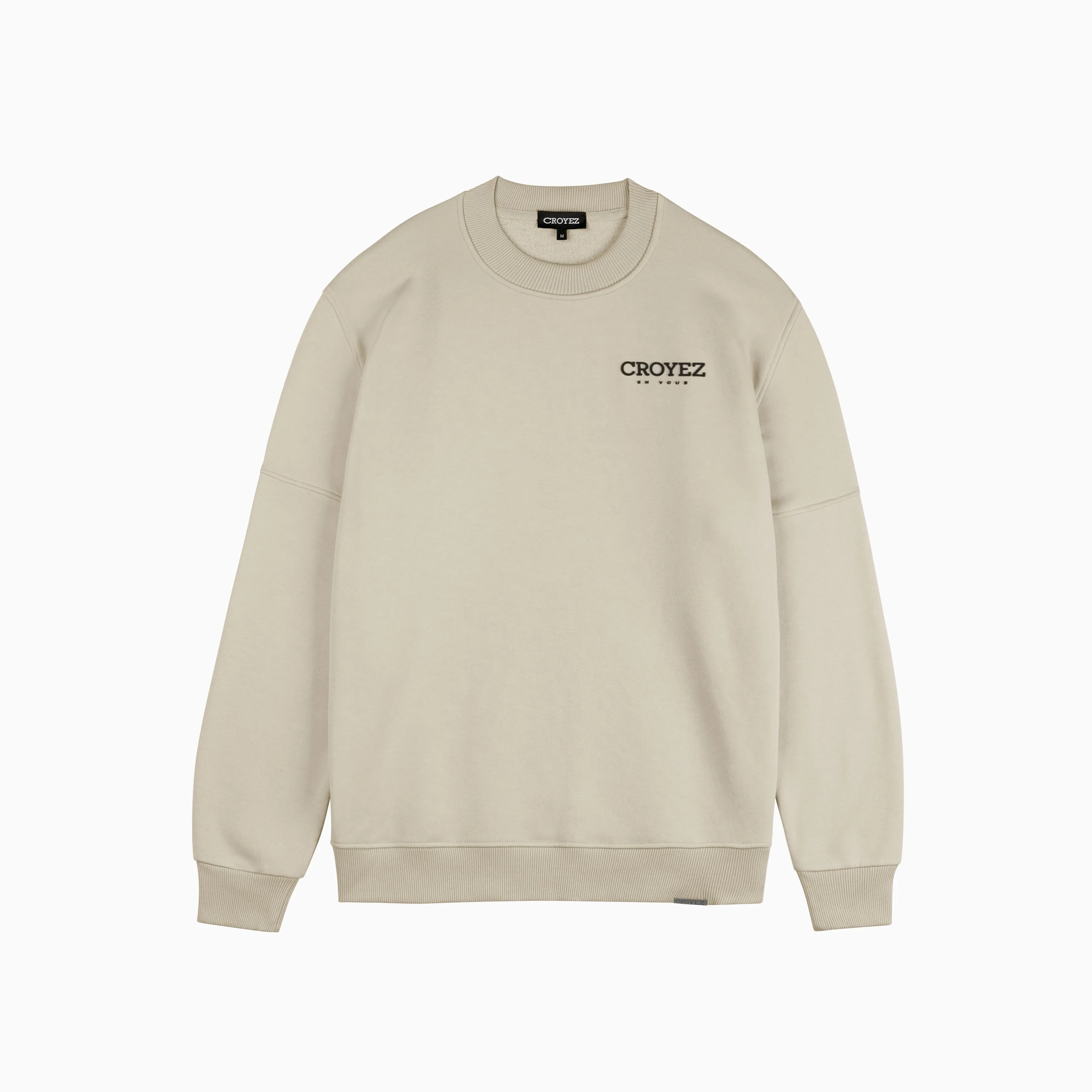 CROYEZ ABSTRACT SWEATER - BEIGE