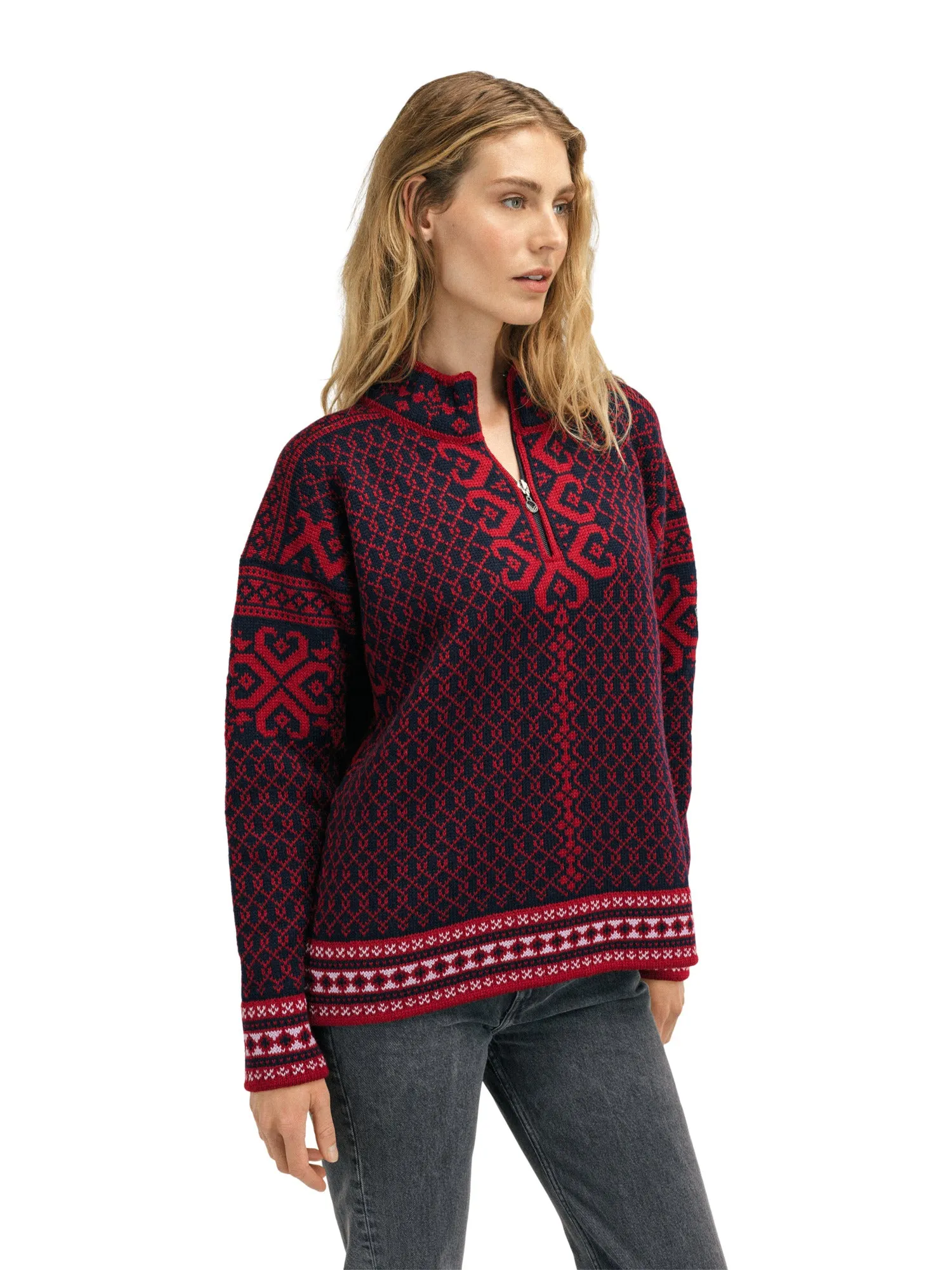 Dale of Norway - Leknes Women's Sweater - Redrose