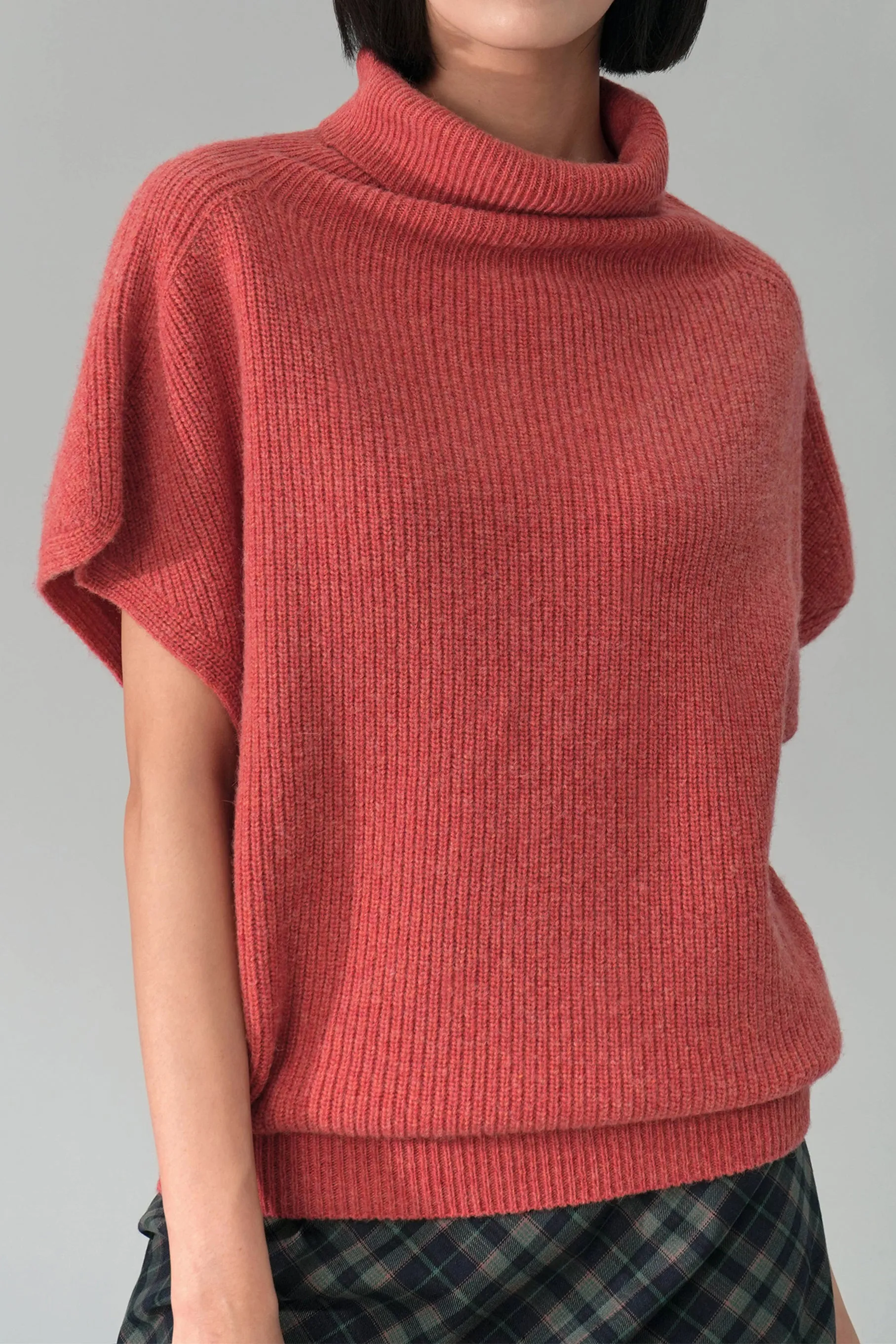 Diann Turtleneck Top, Orange