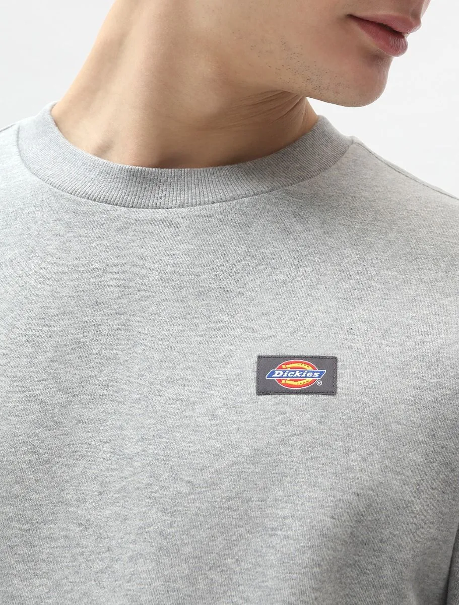 Dickies Oakport Sweatshirt DK0A4XCEGYM men's crewneck sweatshirt gray melange