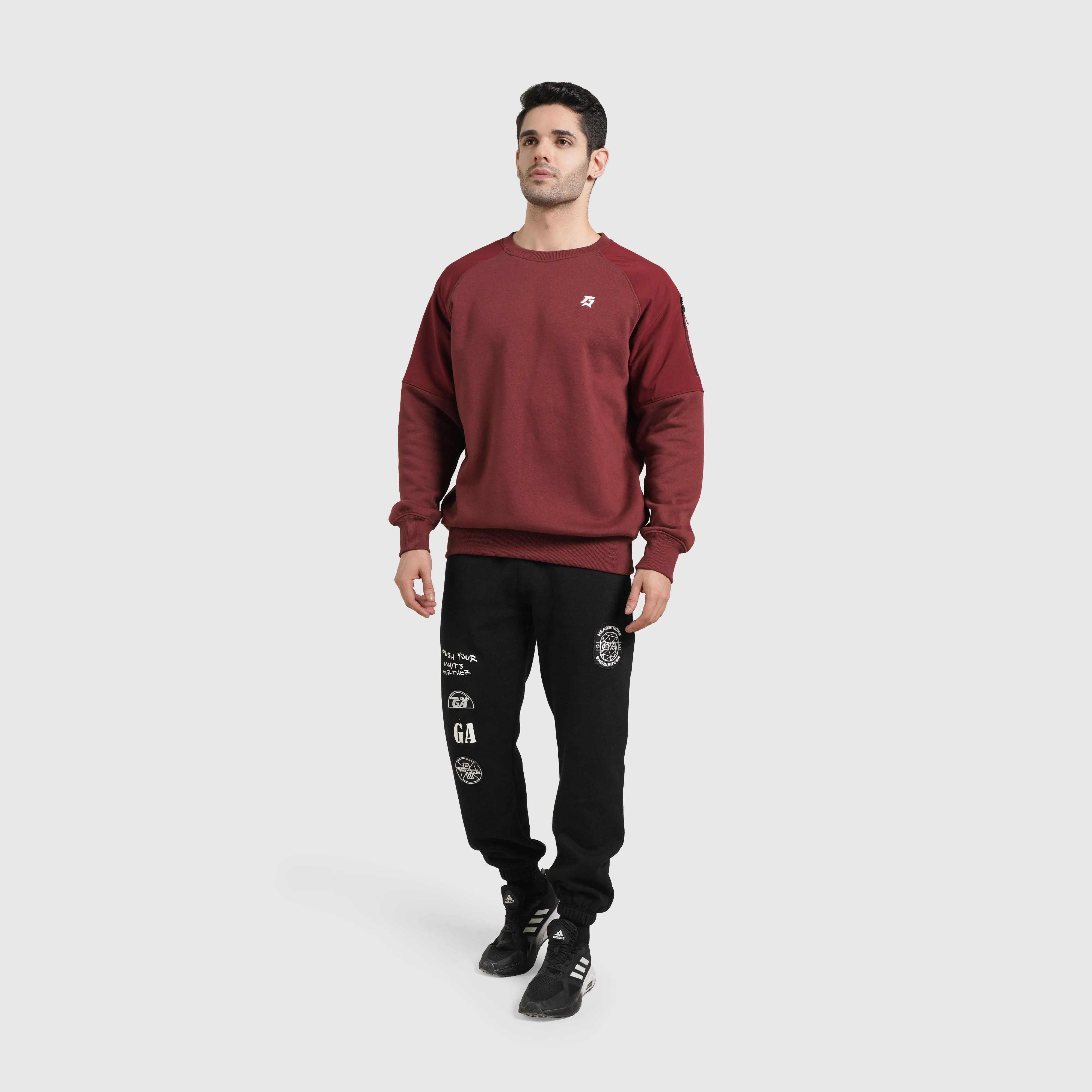 Digit Sweatshirt (Maroon)