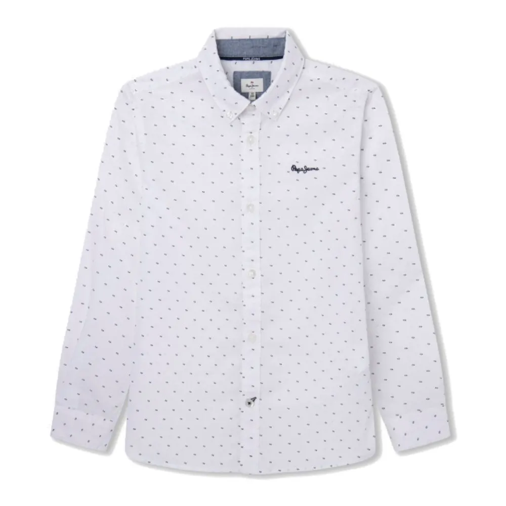 Dotted Poplin Shirt