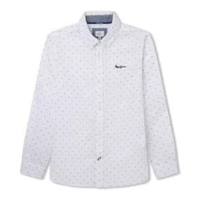 Dotted Poplin Shirt