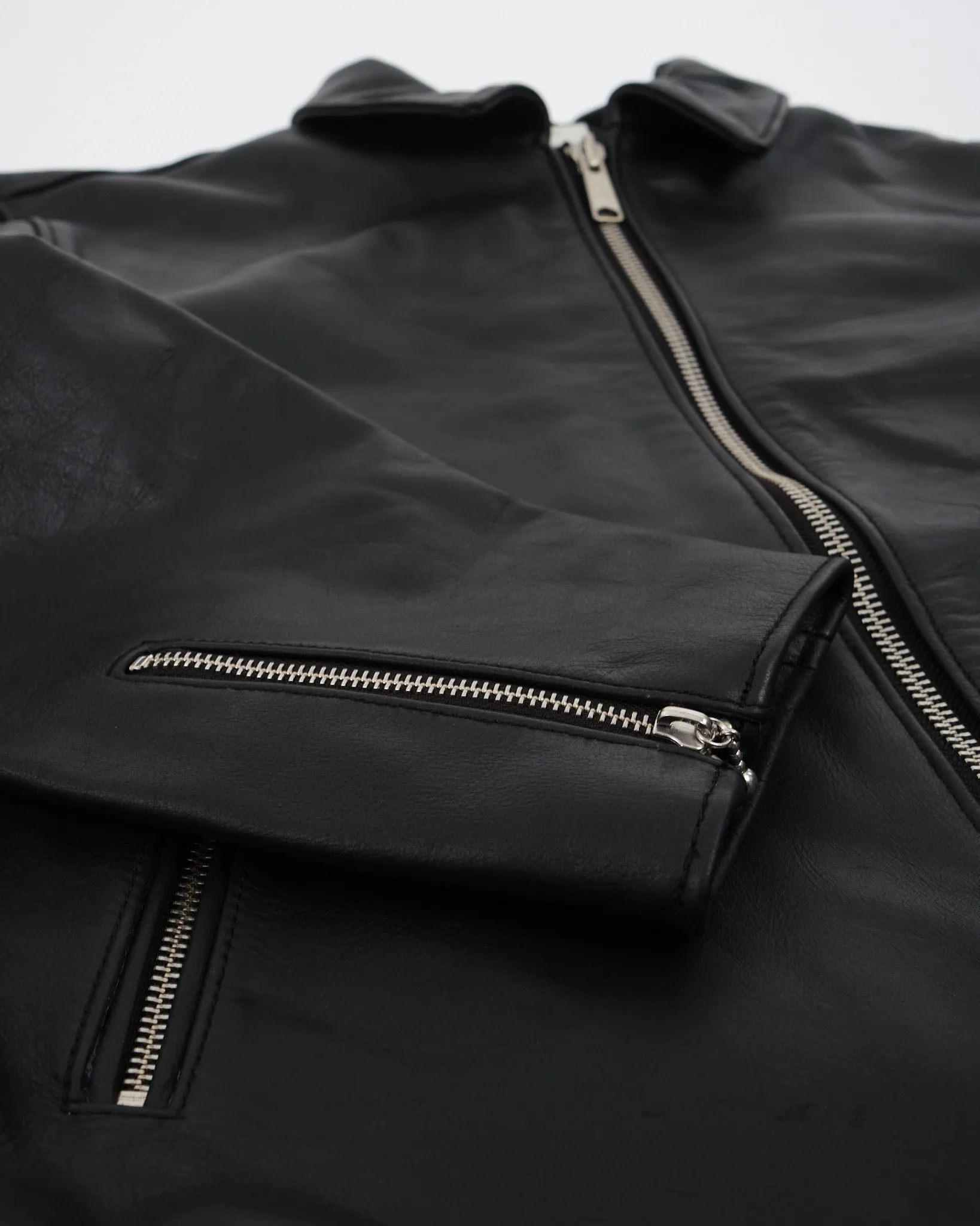 Eddy Rider Leather Jacket Black