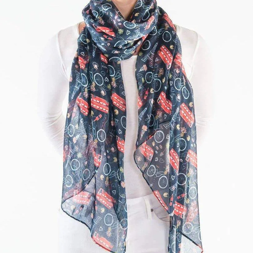 Europe Light Weight Printed Scarf