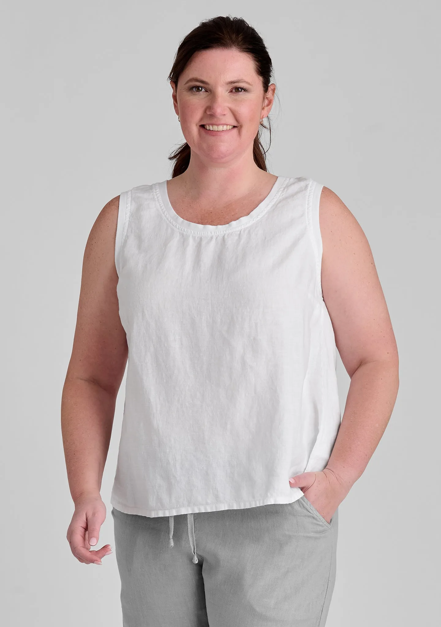 Everyday Tank - Linen Tank Top