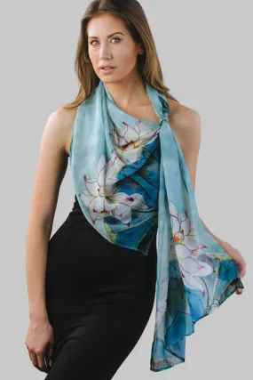 Flora Chiffon Scarf