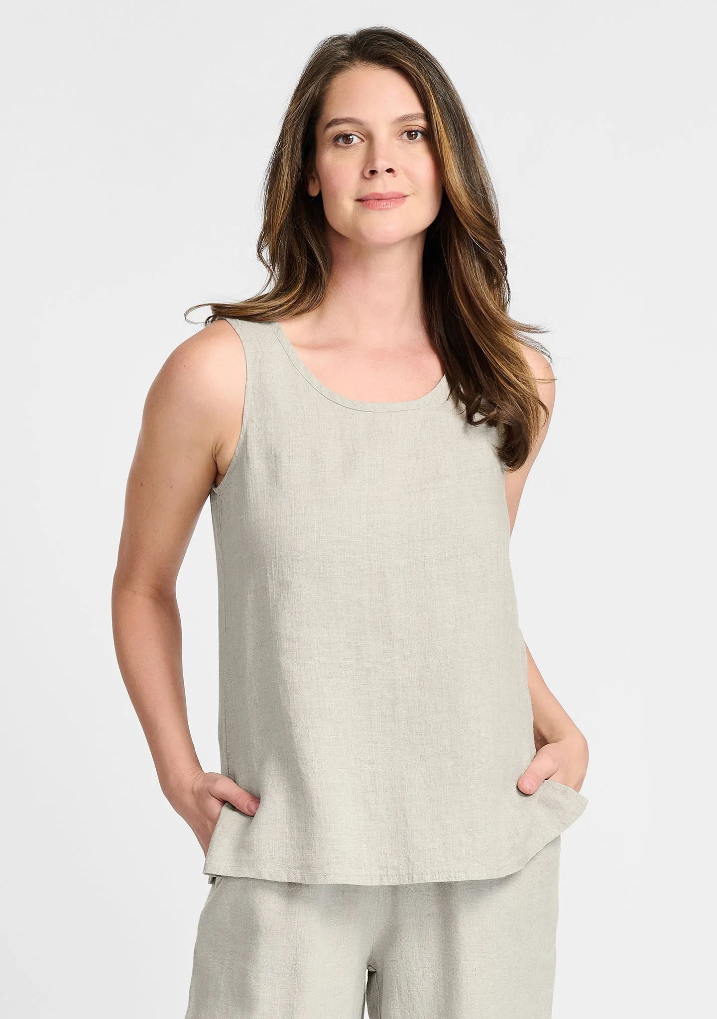 Fundamental Tank - Linen Tank Top