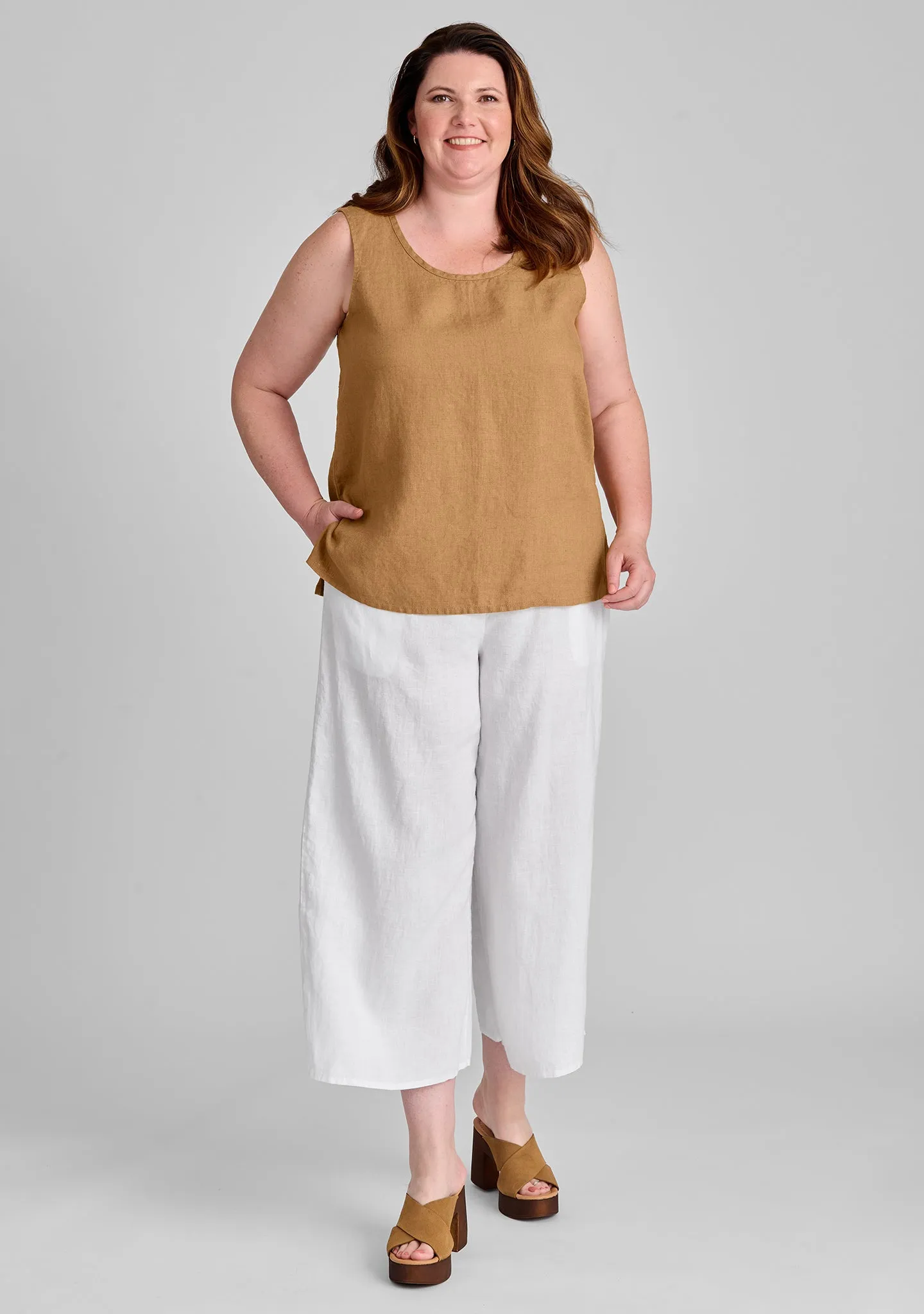 Fundamental Tank - Linen Tank Top