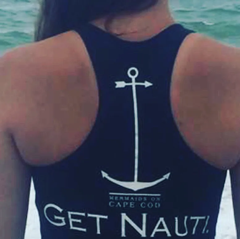 Get Nauti Racerback Tank Top