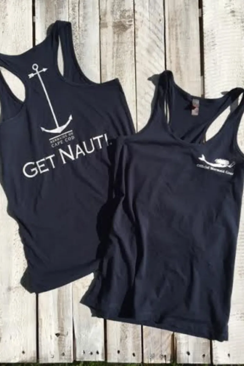 Get Nauti Racerback Tank Top