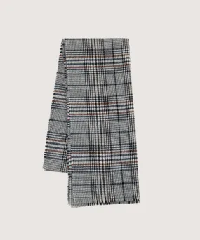 Glen Check Cashmere Scarf