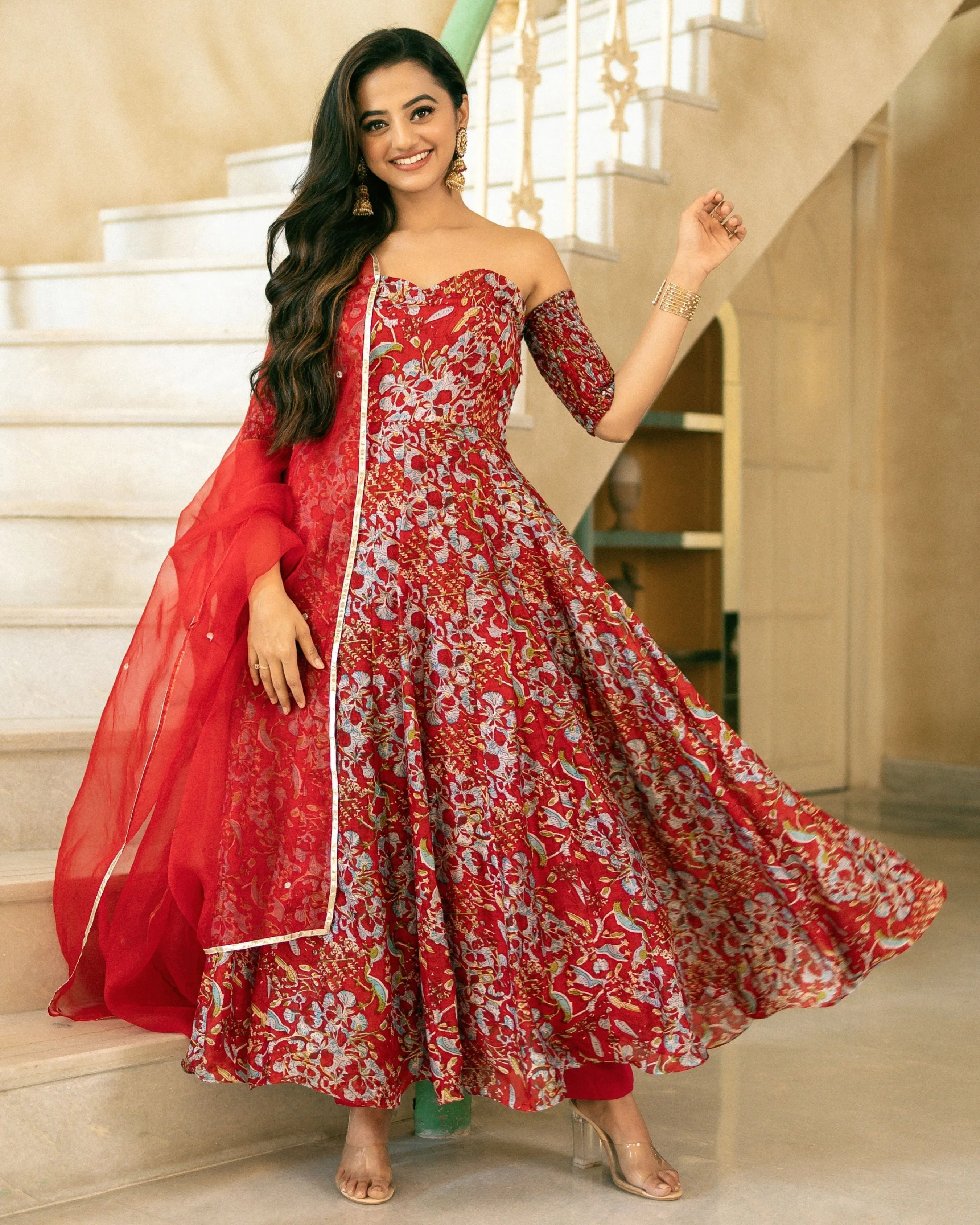 Gulaabo Chanderi Suit Set