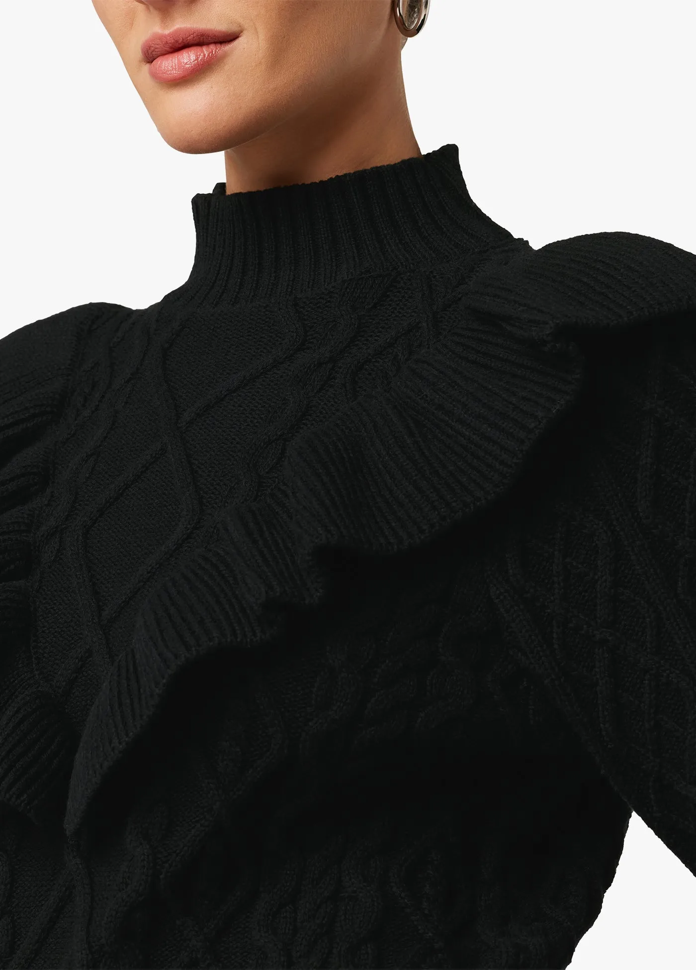 HARLEY RUFFLE SWEATER