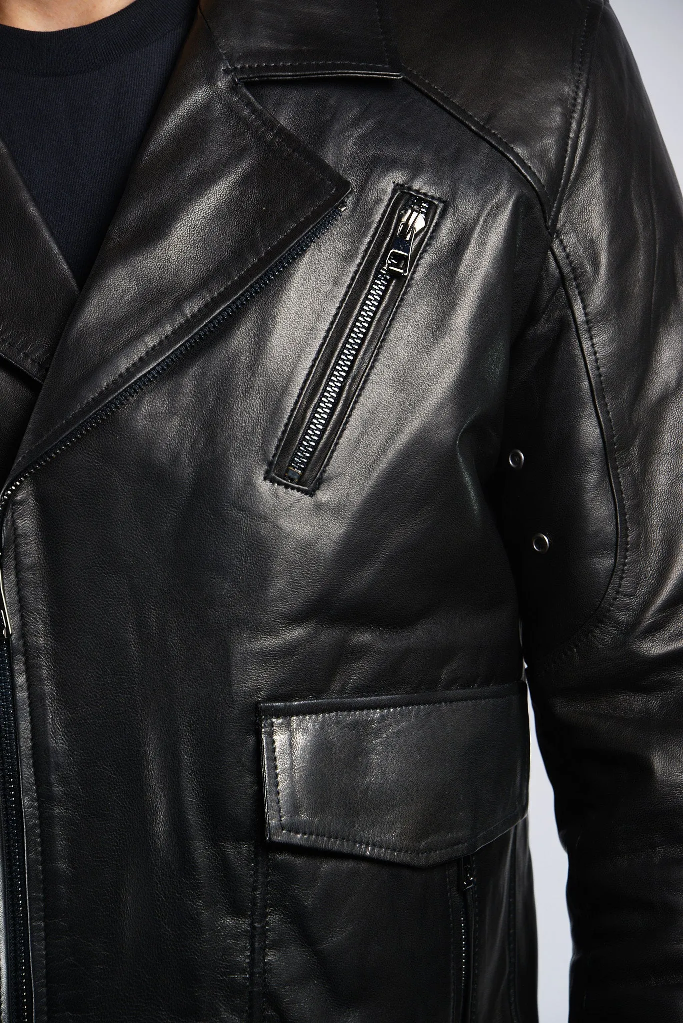 Holloway Biker Leather Jacket