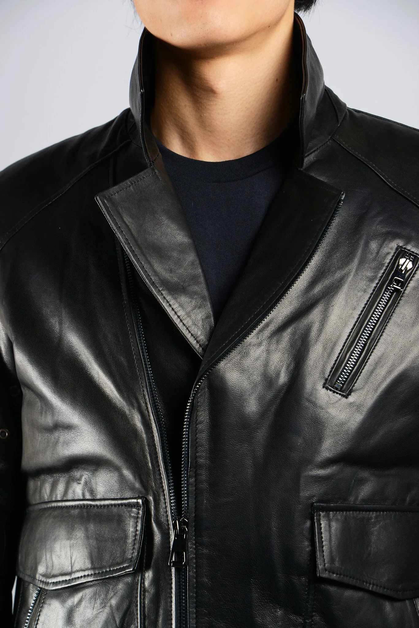 Holloway Biker Leather Jacket