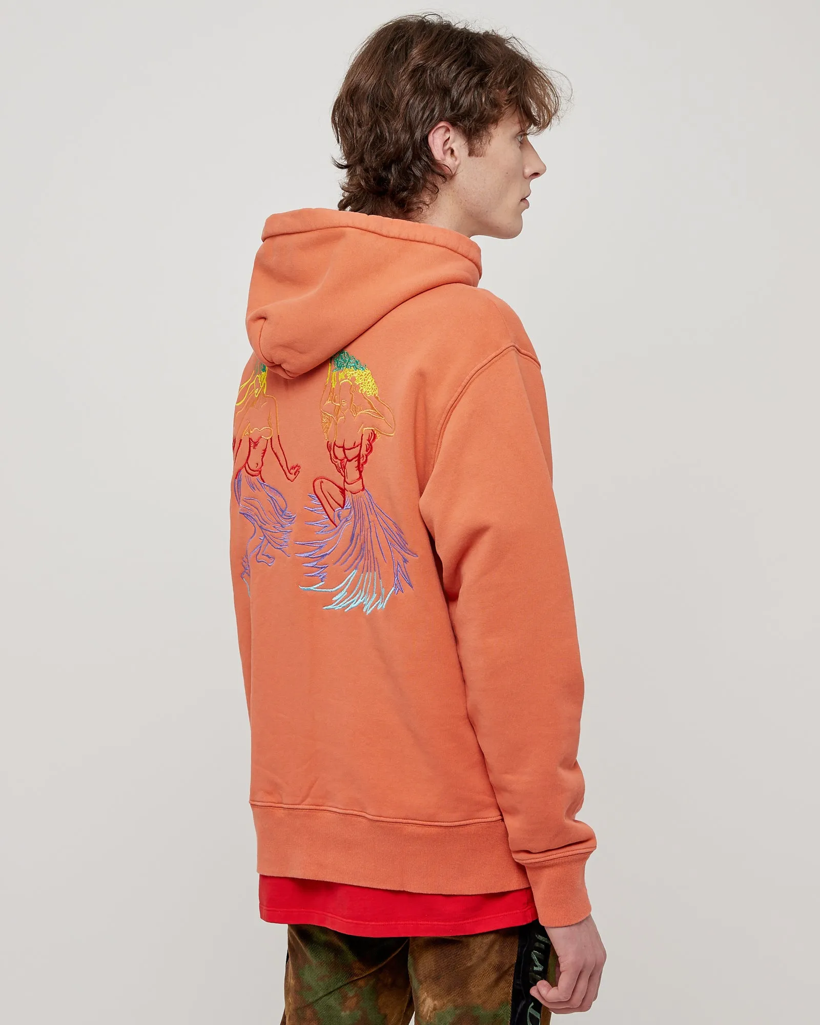 Islanders Hoodie in Coral