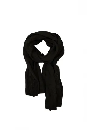 Jersey Tuck Scarf in Black