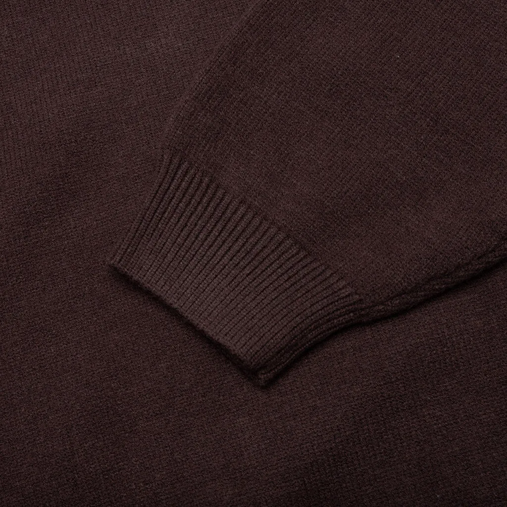 Knit Turtleneck - Plum