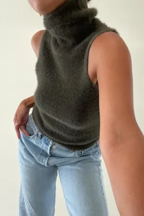 Knit Turtleneck Tank