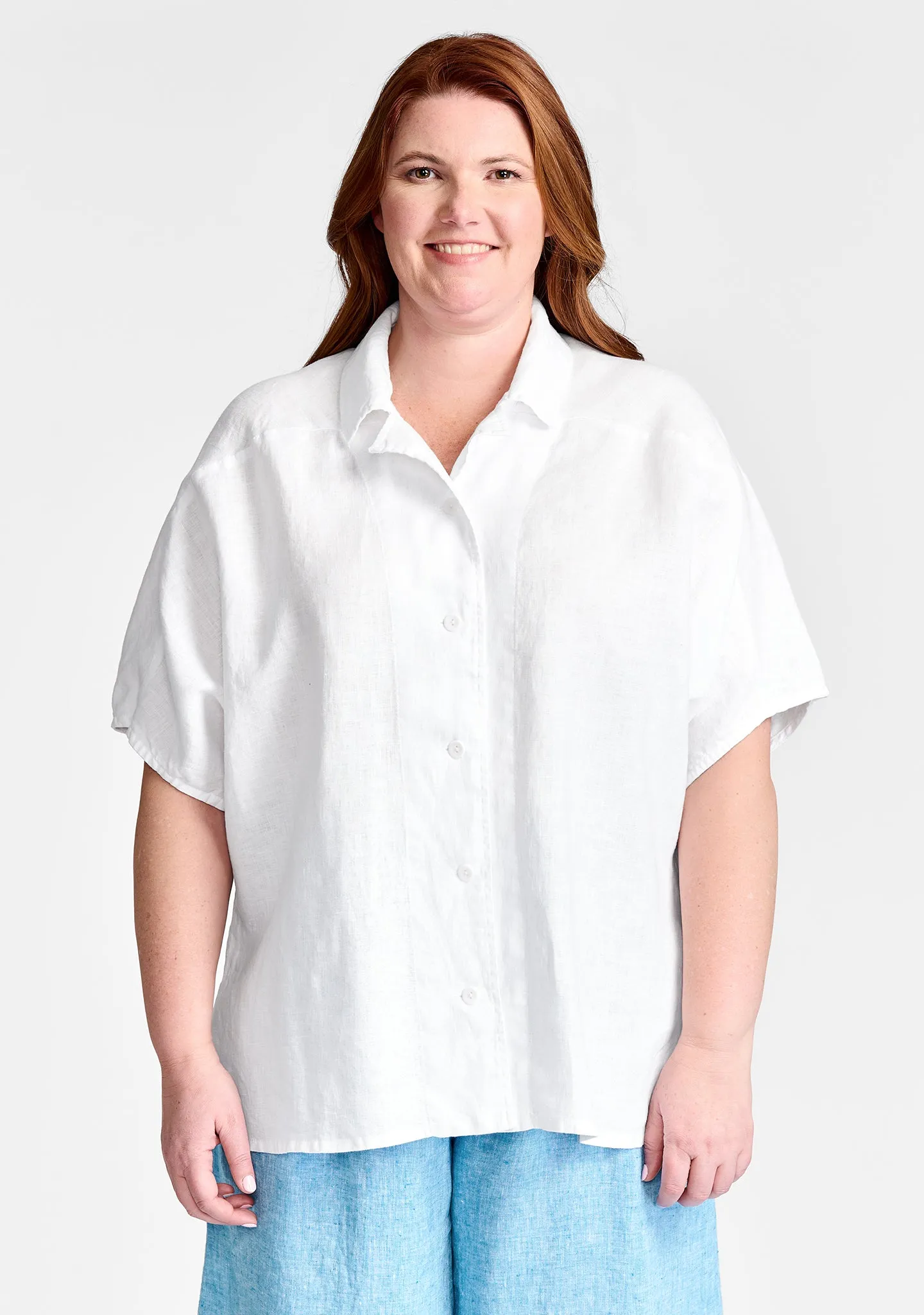 Lauren Shirt - Linen Button Down Shirt