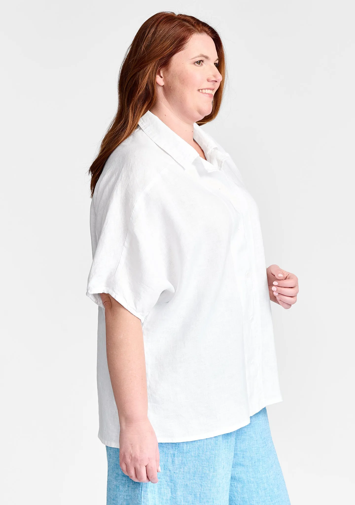 Lauren Shirt - Linen Button Down Shirt