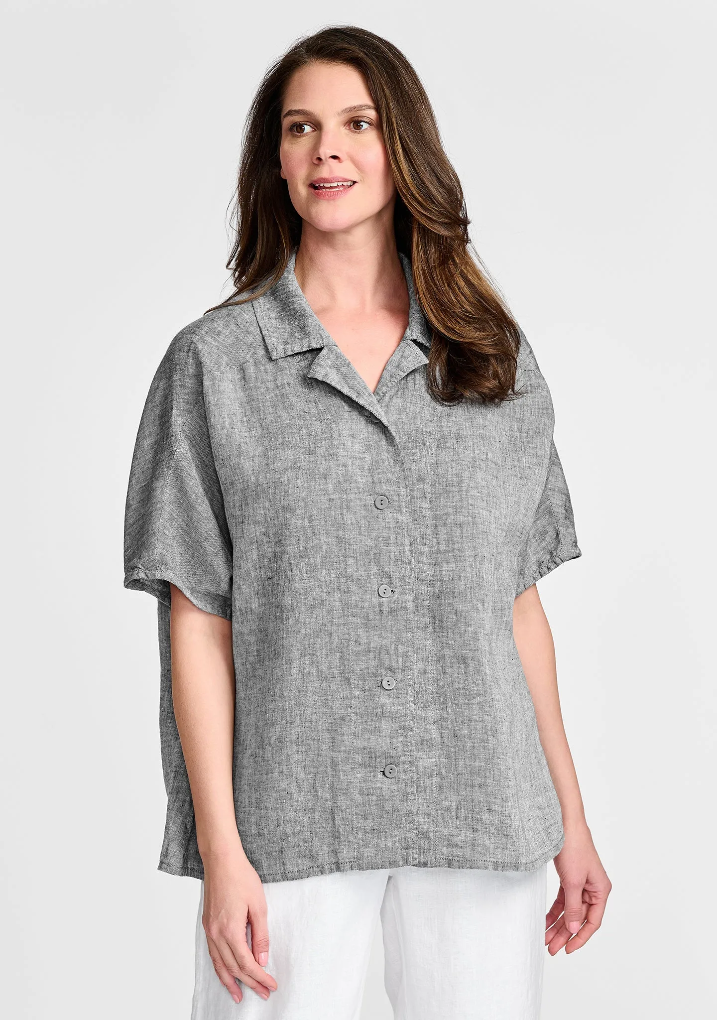 Lauren Shirt - Linen Button Down Shirt