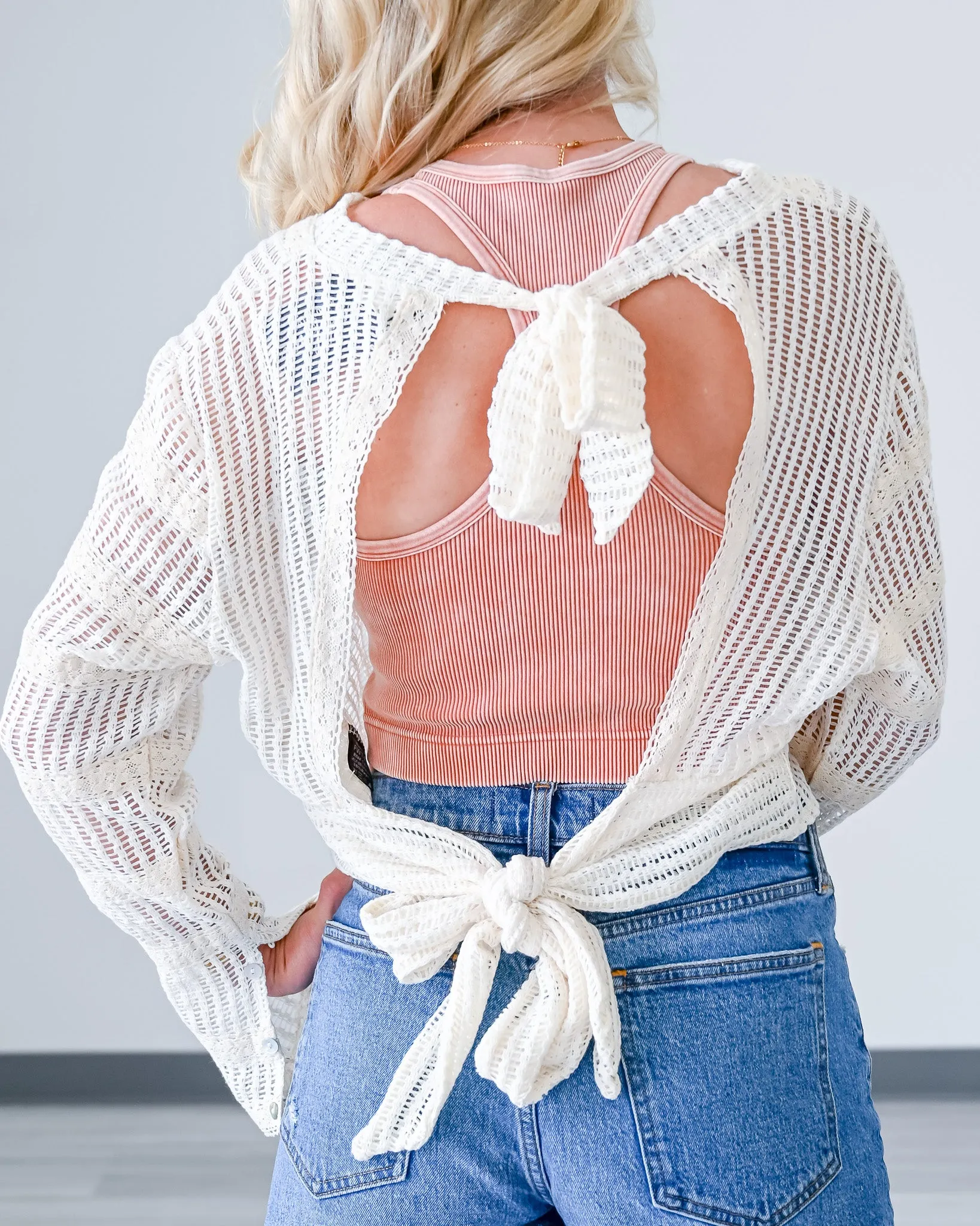 Lively Lace Thin Sweater